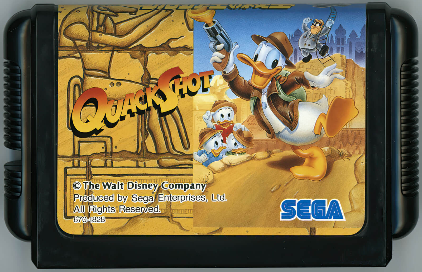 Лицензионный картридж QuackShot для Sega Mega Drive